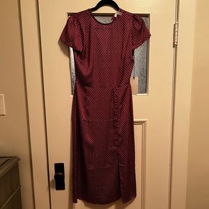 Pink dress with slit size S